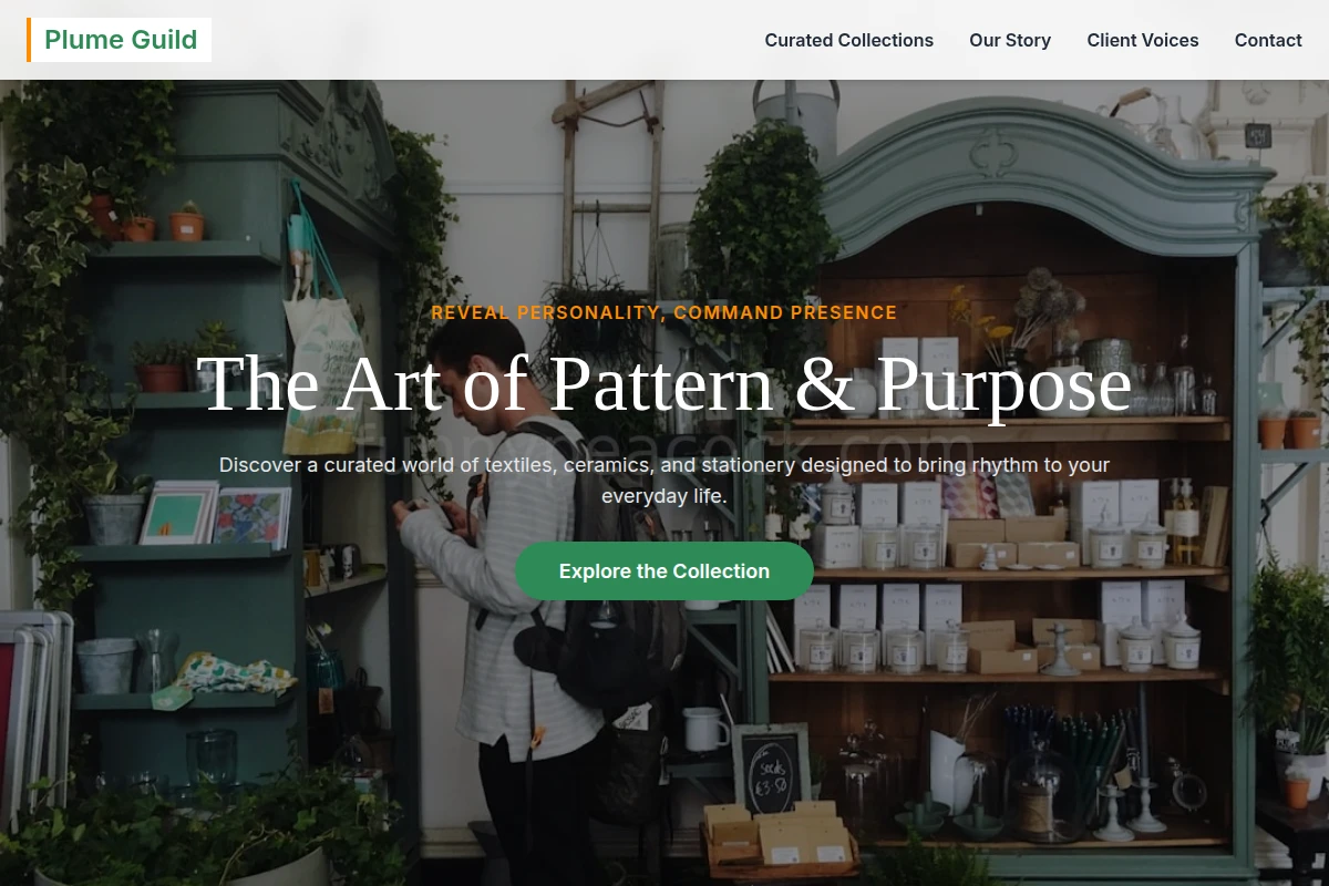 Pattern Gift Shop