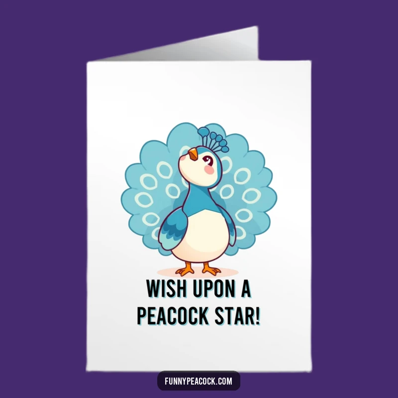 Free Printable Peacock Birthday Card: Awe-Inspired Bird Downloadable Gift